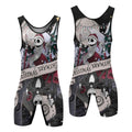 Jack Skellington Nightmare And Christmas Wrestling Singlet