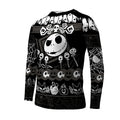 Jack Skellington Nightmare King Kids Rash Guard
