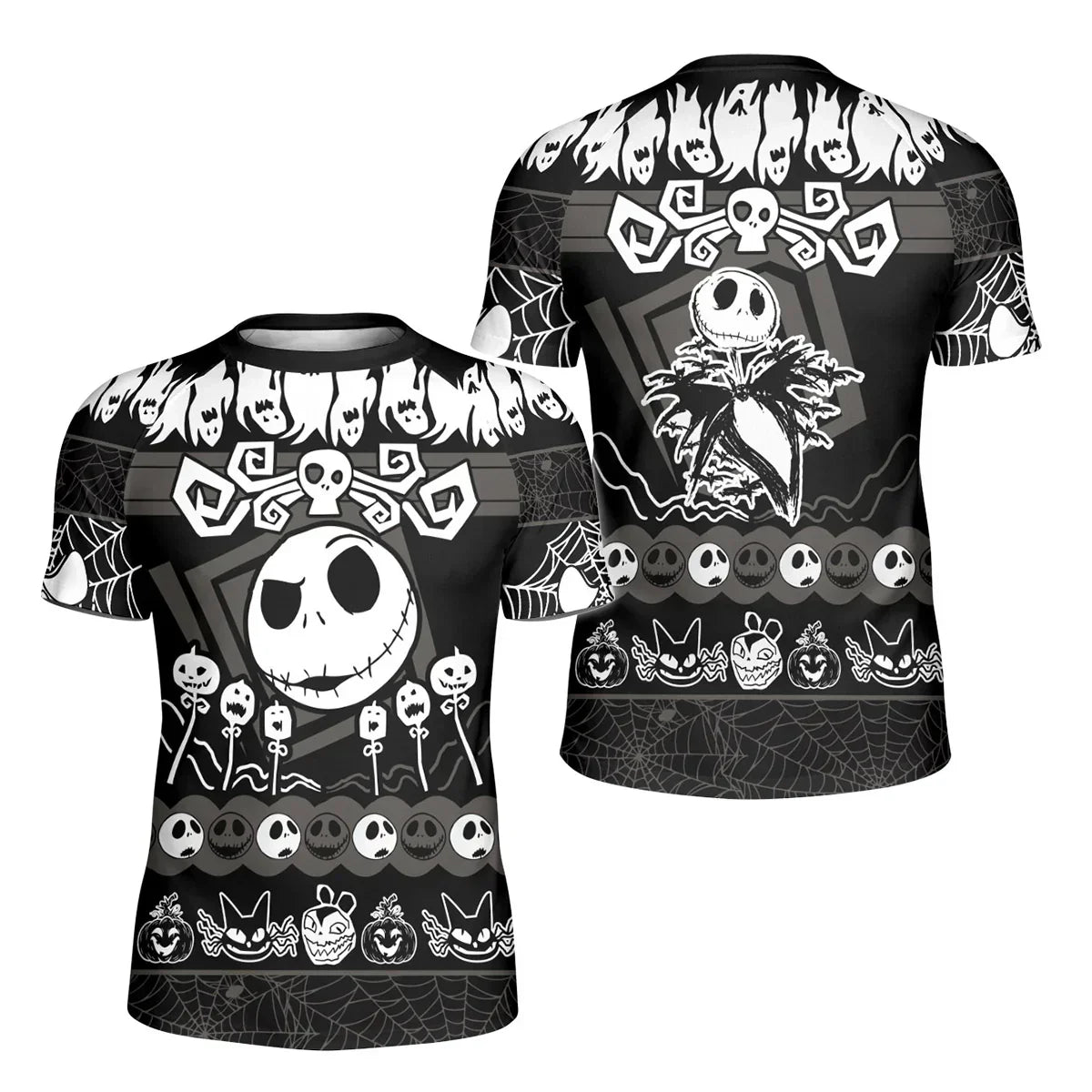 Jack Skellington Nightmare King Kids Rash Guard