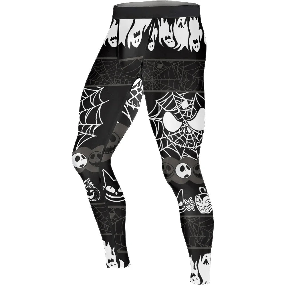 Jack Skellington Nightmare King Men's Compression Leggings