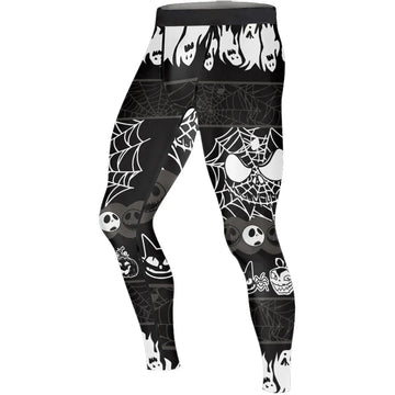 Jack Skellington Nightmare King Men's Compression Leggings
