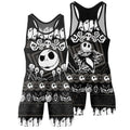 Jack Skellington Nightmare King Wrestling Singlet