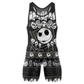 Jack Skellington Nightmare King Wrestling Singlet