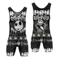 Jack Skellington Nightmare King Wrestling Singlet