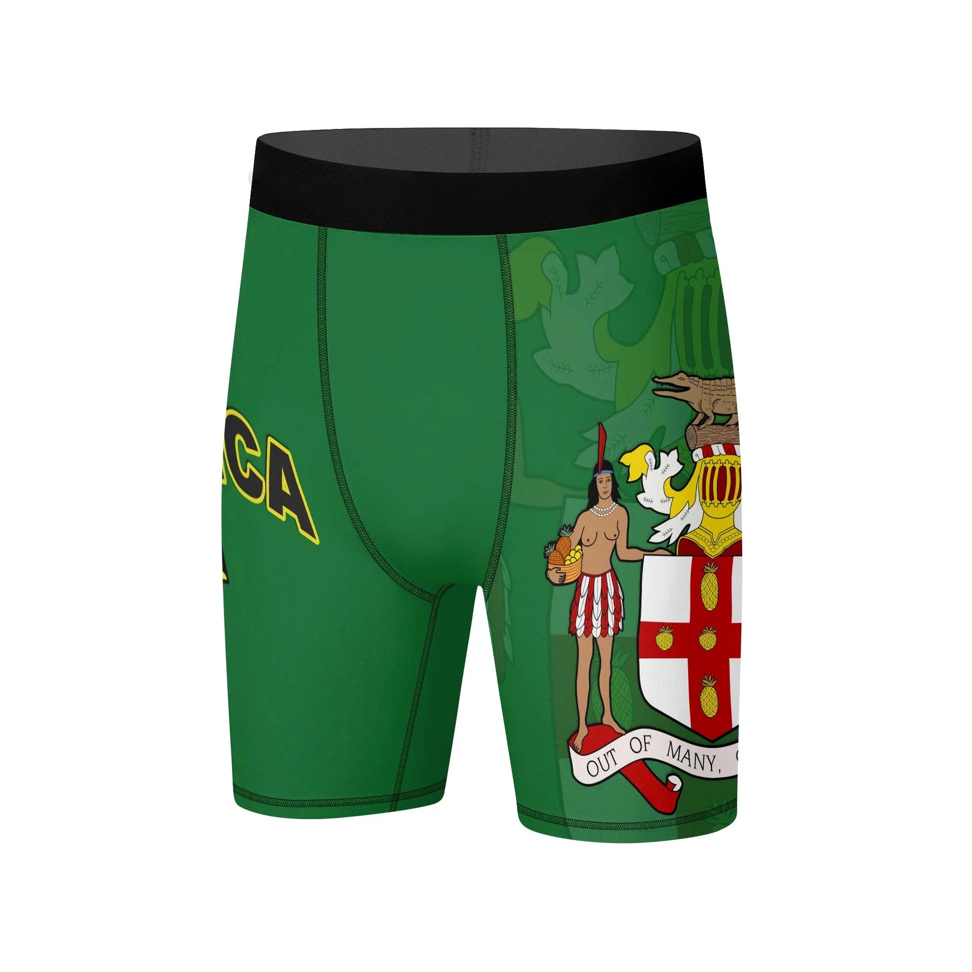 Jamaica Flag Compression Shorts