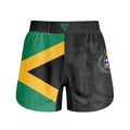 Jamaica Flag Diagonal Split Grappling Shorts