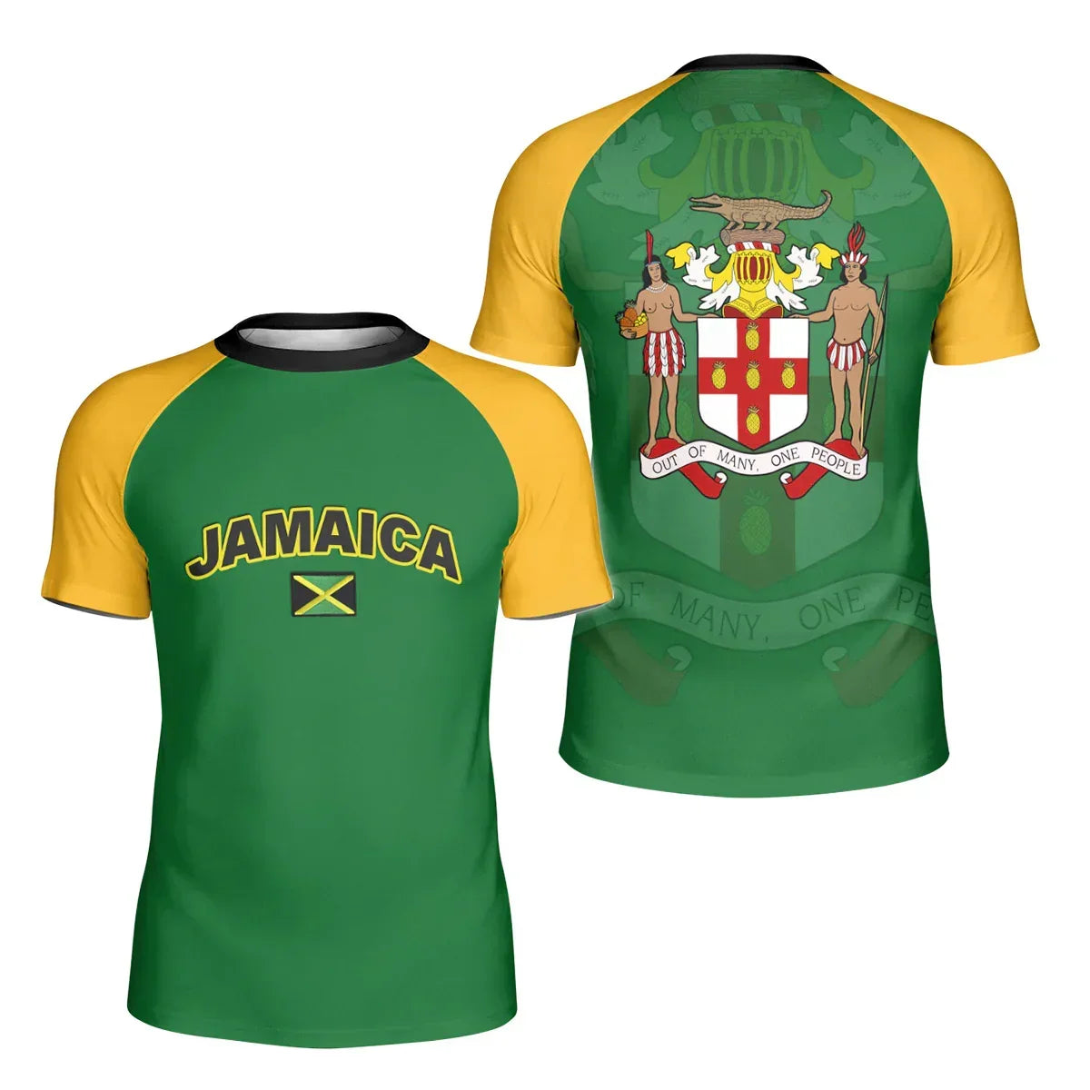 Jamaica Flag Kids Rash Guard