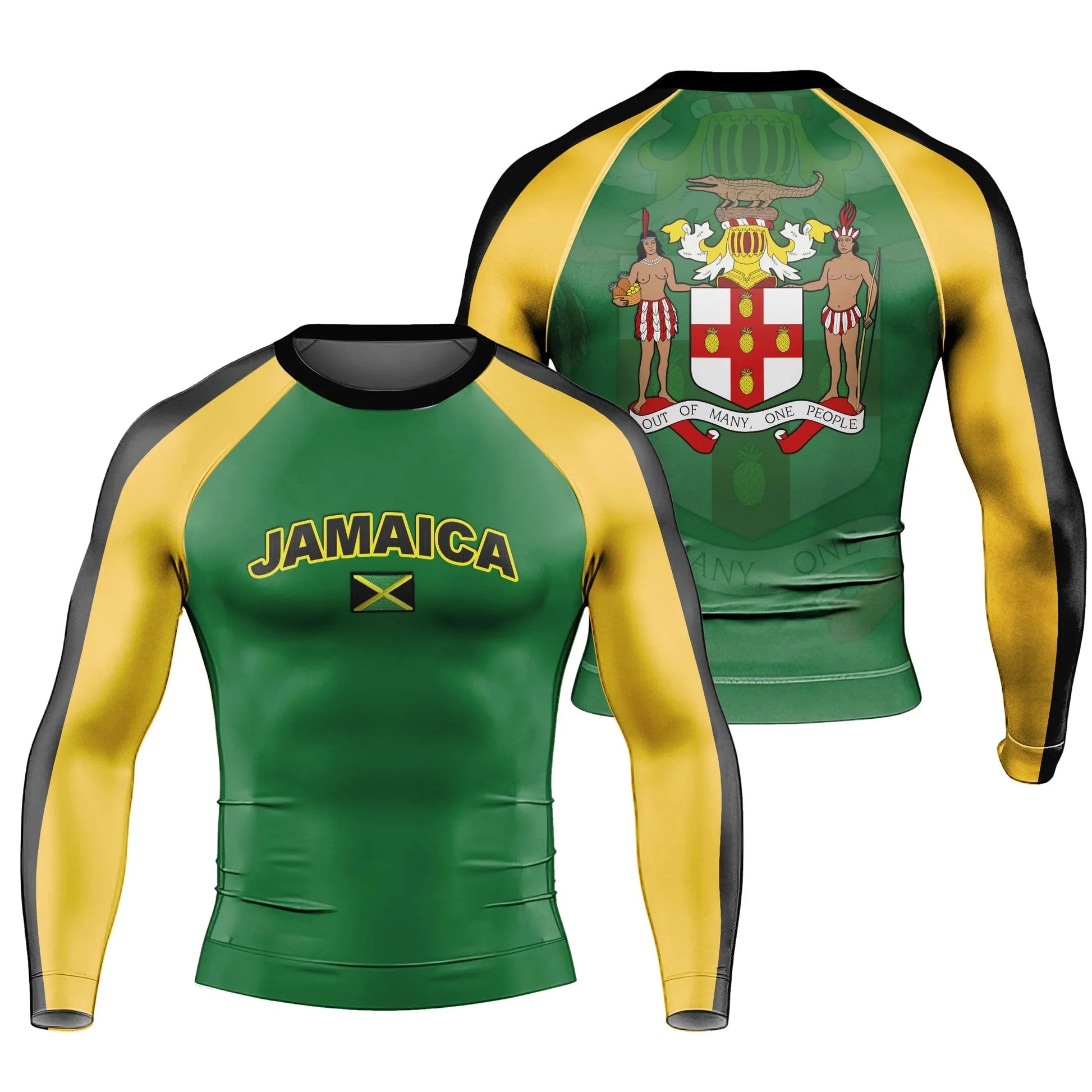 Jamaica Flag Rash Guard