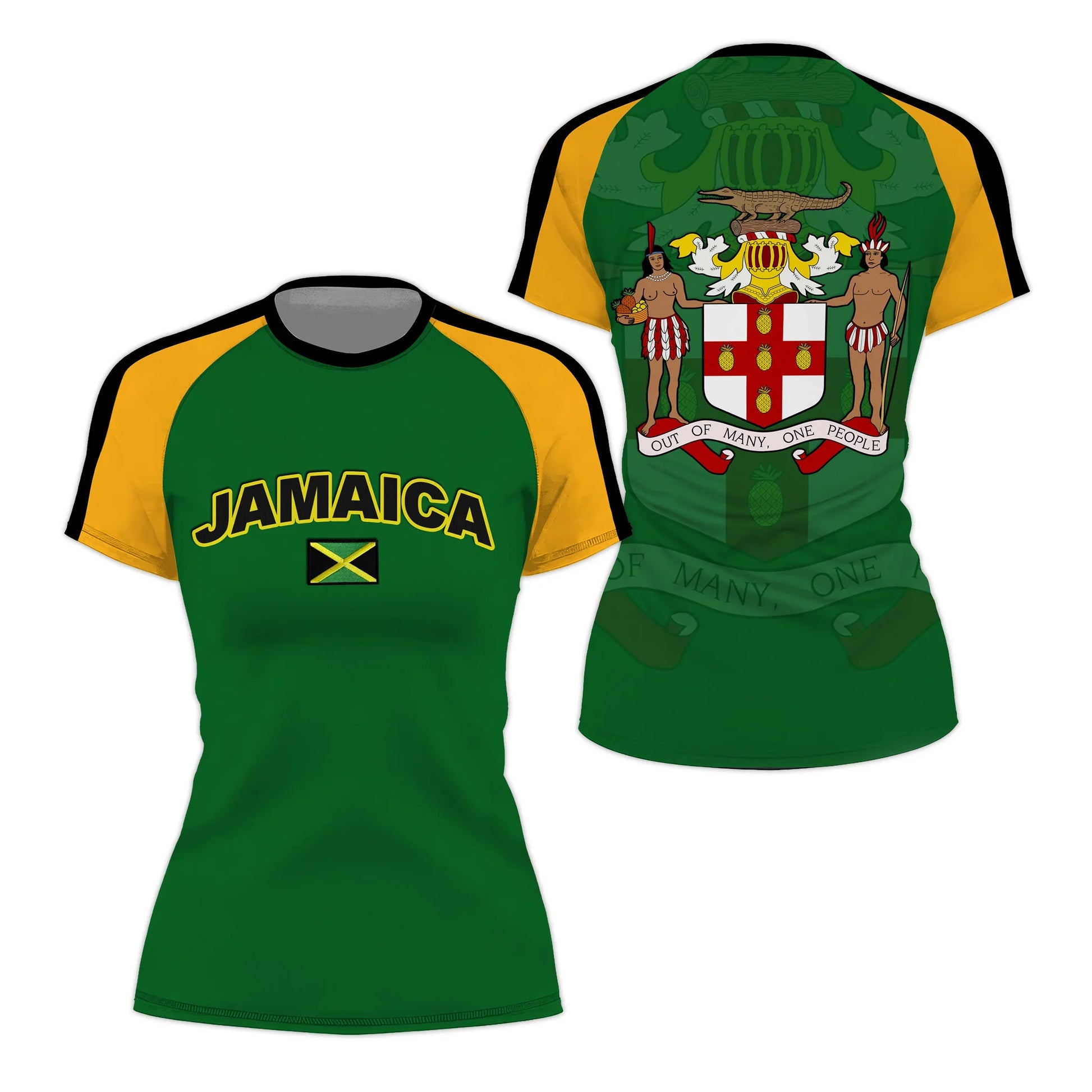Jamaica Flag Rash Guard