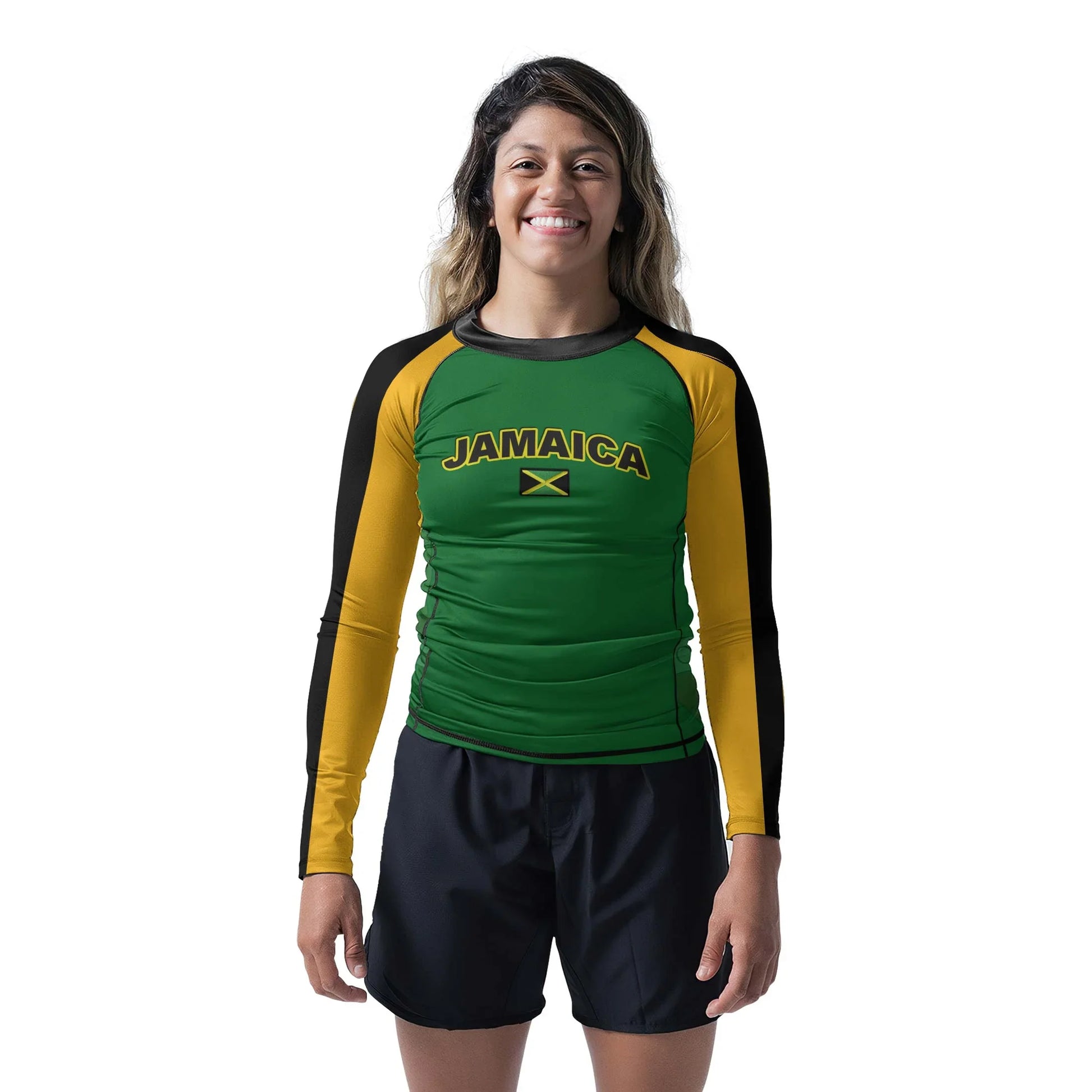 Jamaica Flag Rash Guard