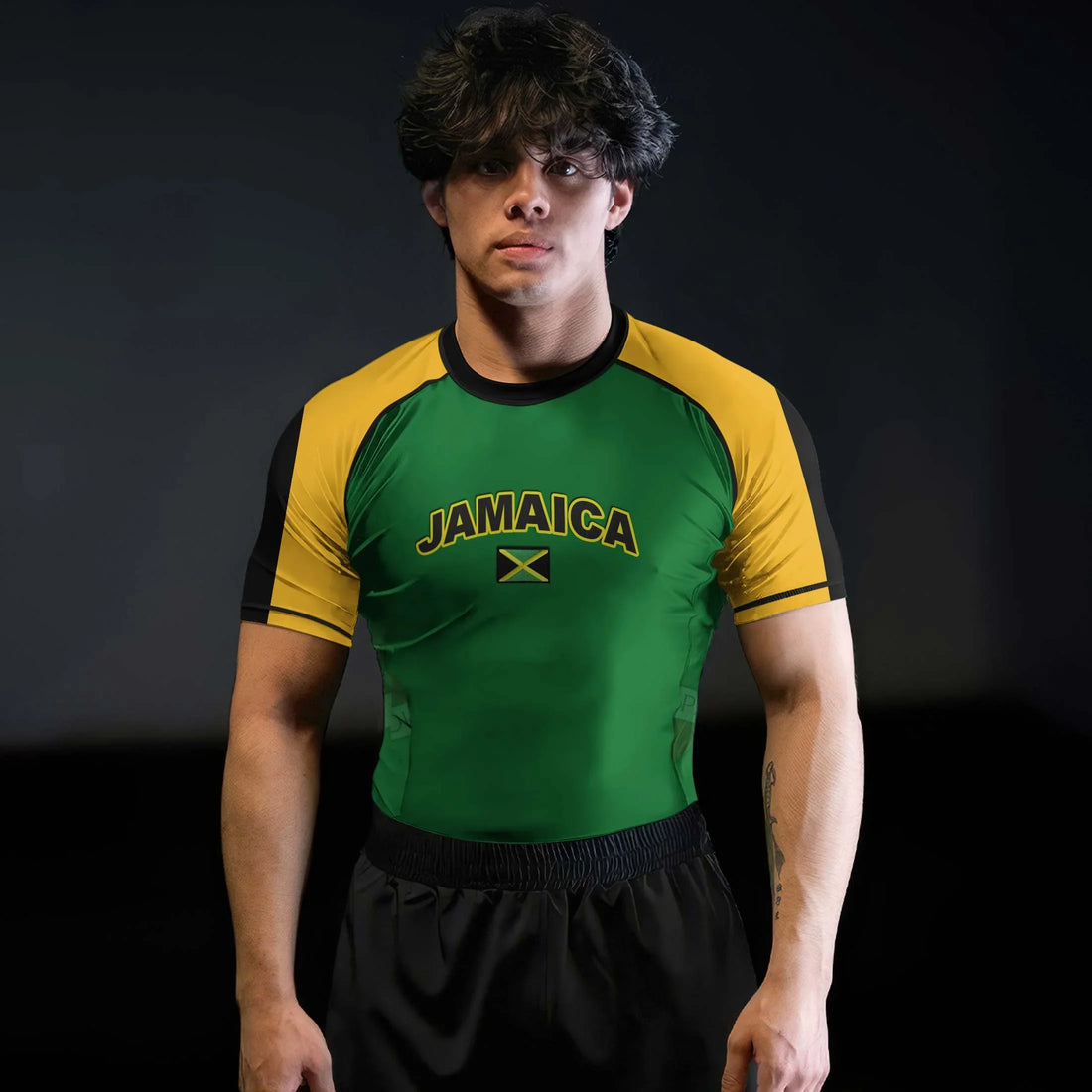 Jamaica Flag Rash Guard
