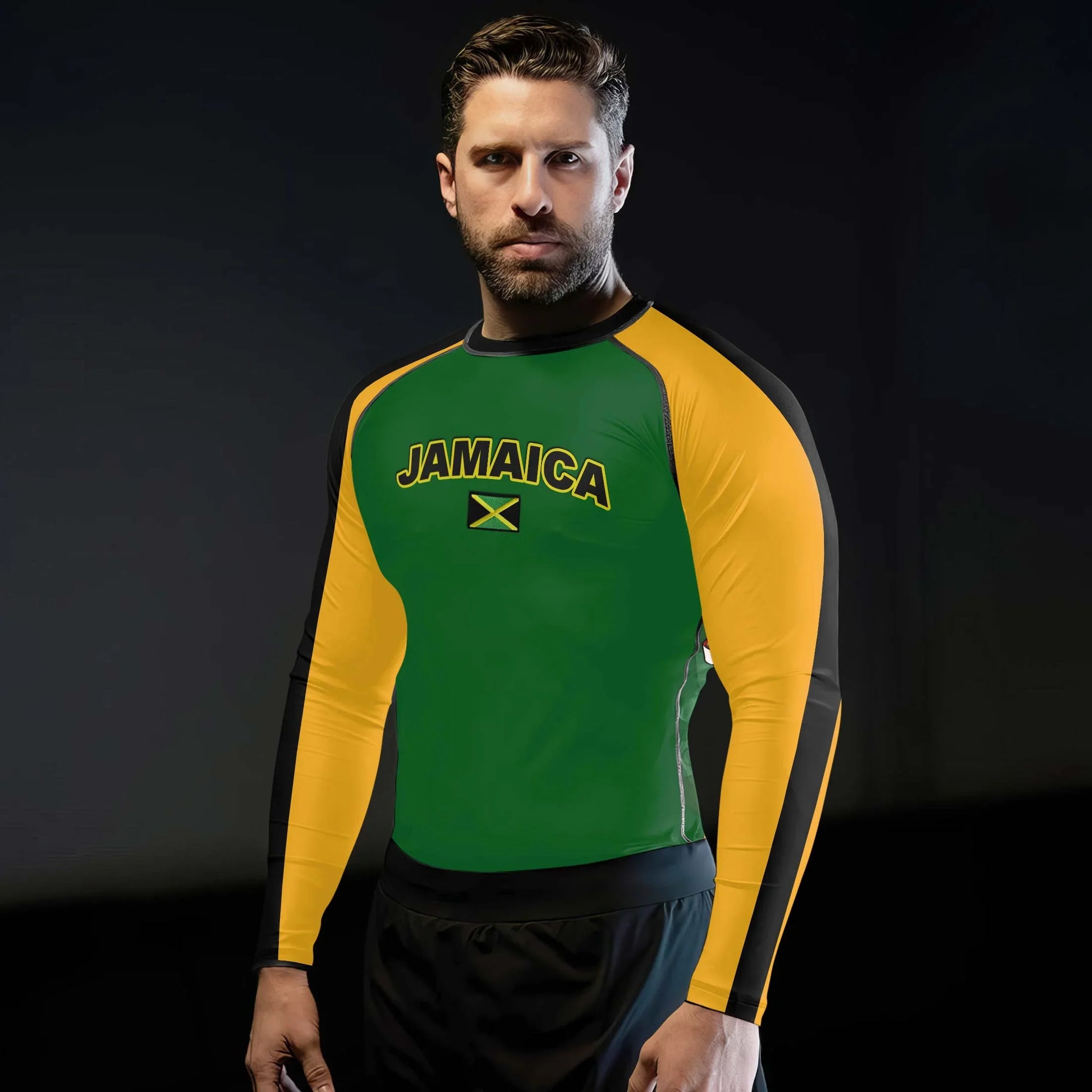Jamaica Flag Rash Guard