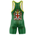 Jamaica Flag Wrestling Singlet