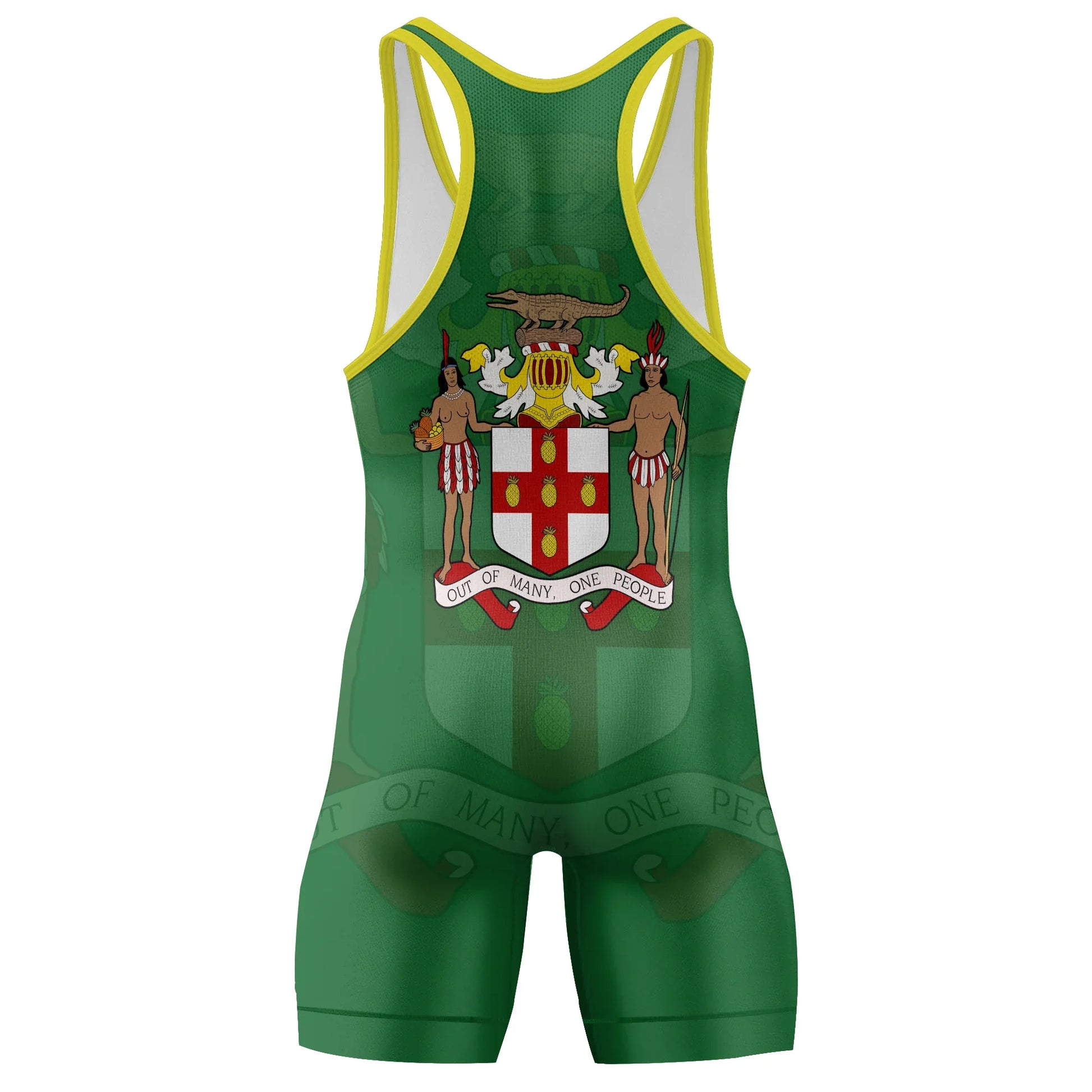 Jamaica Flag Wrestling Singlet