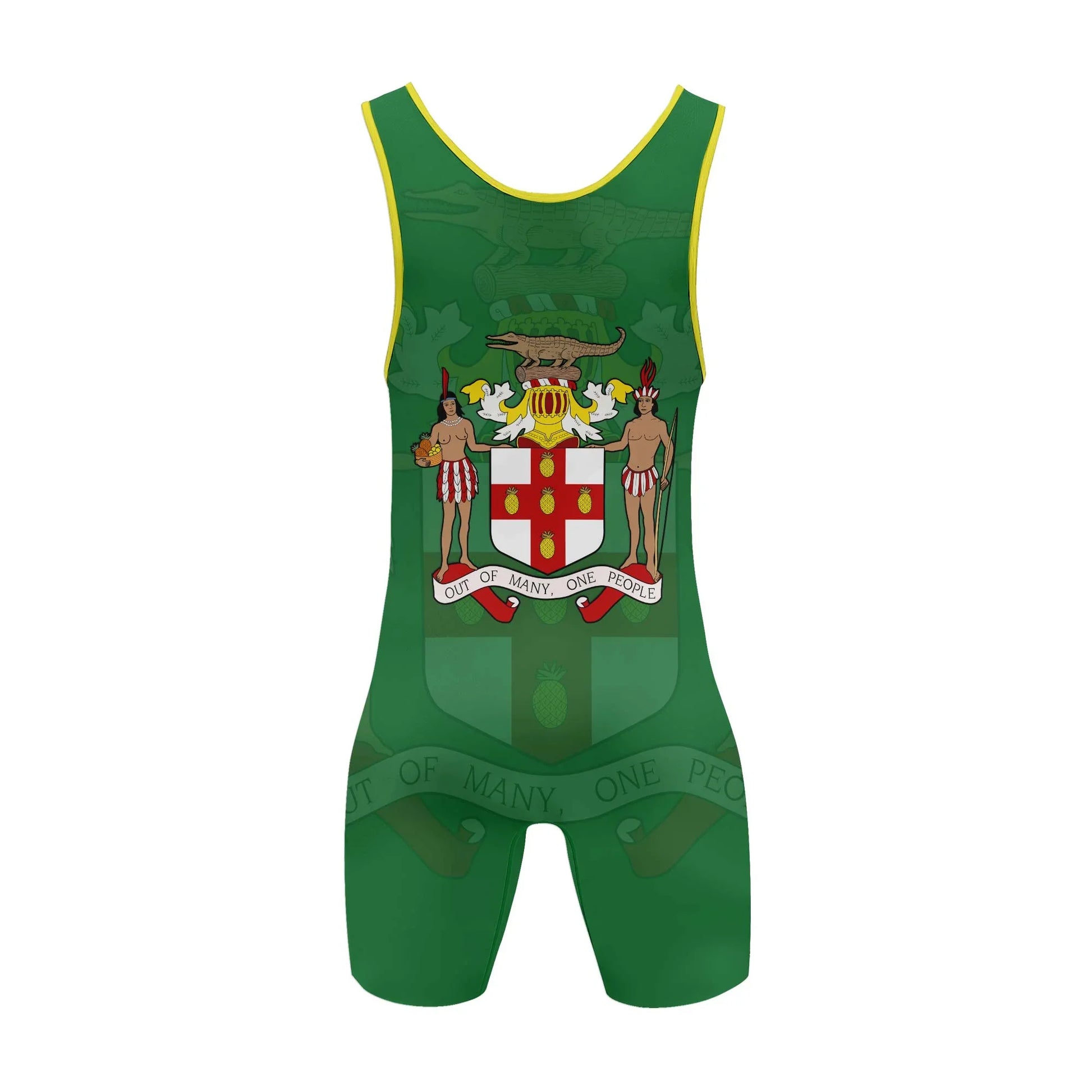 Jamaica Flag Wrestling Singlet