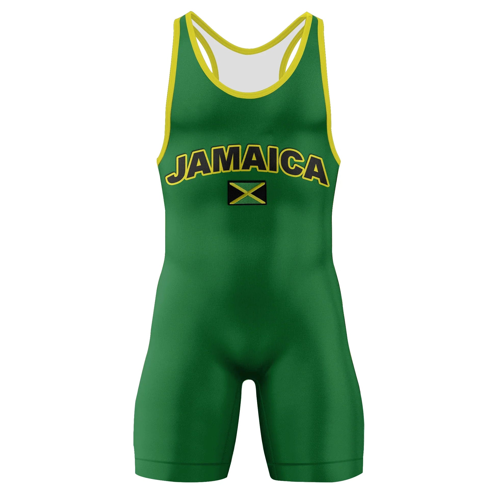 Jamaica Flag Wrestling Singlet