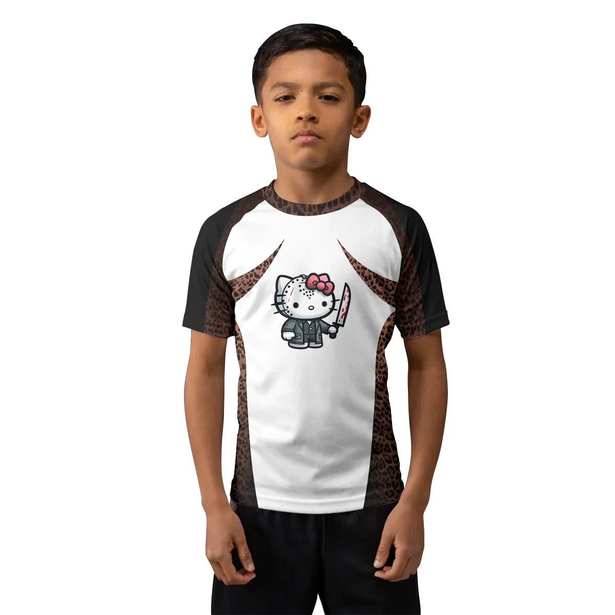 Jason Kitty Kids Rash Guard