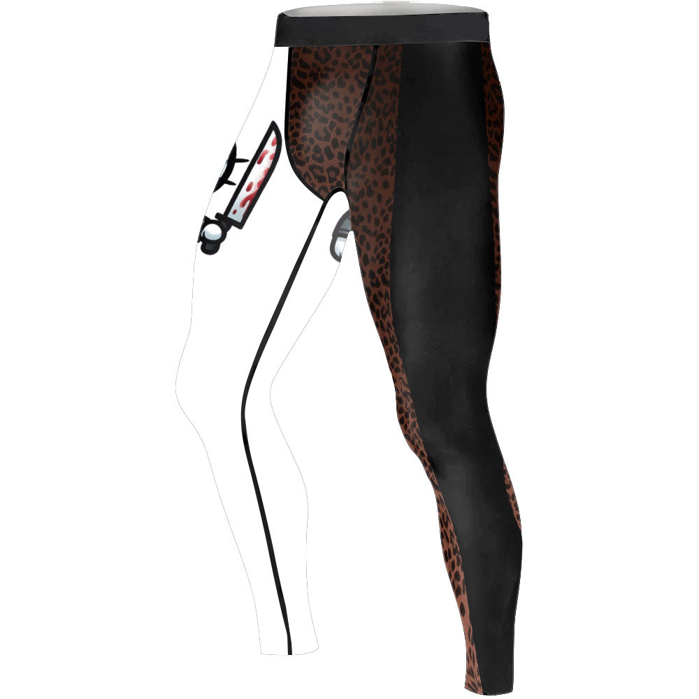 Jason Kitty Men's Compression Leggings