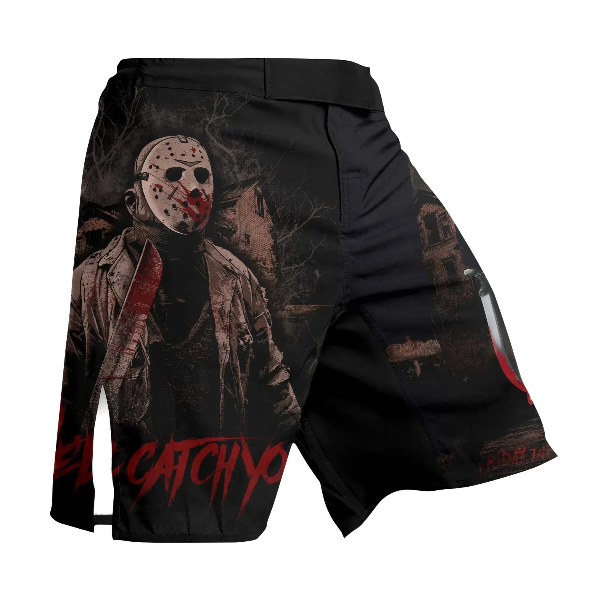 Jason Voorhees Fight Shorts - Durable & Stylish
