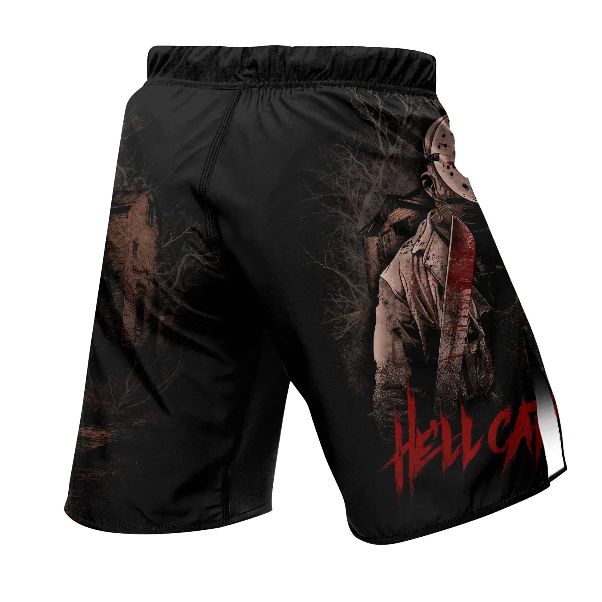 Jason Voorhees Fight Shorts - Durable & Stylish