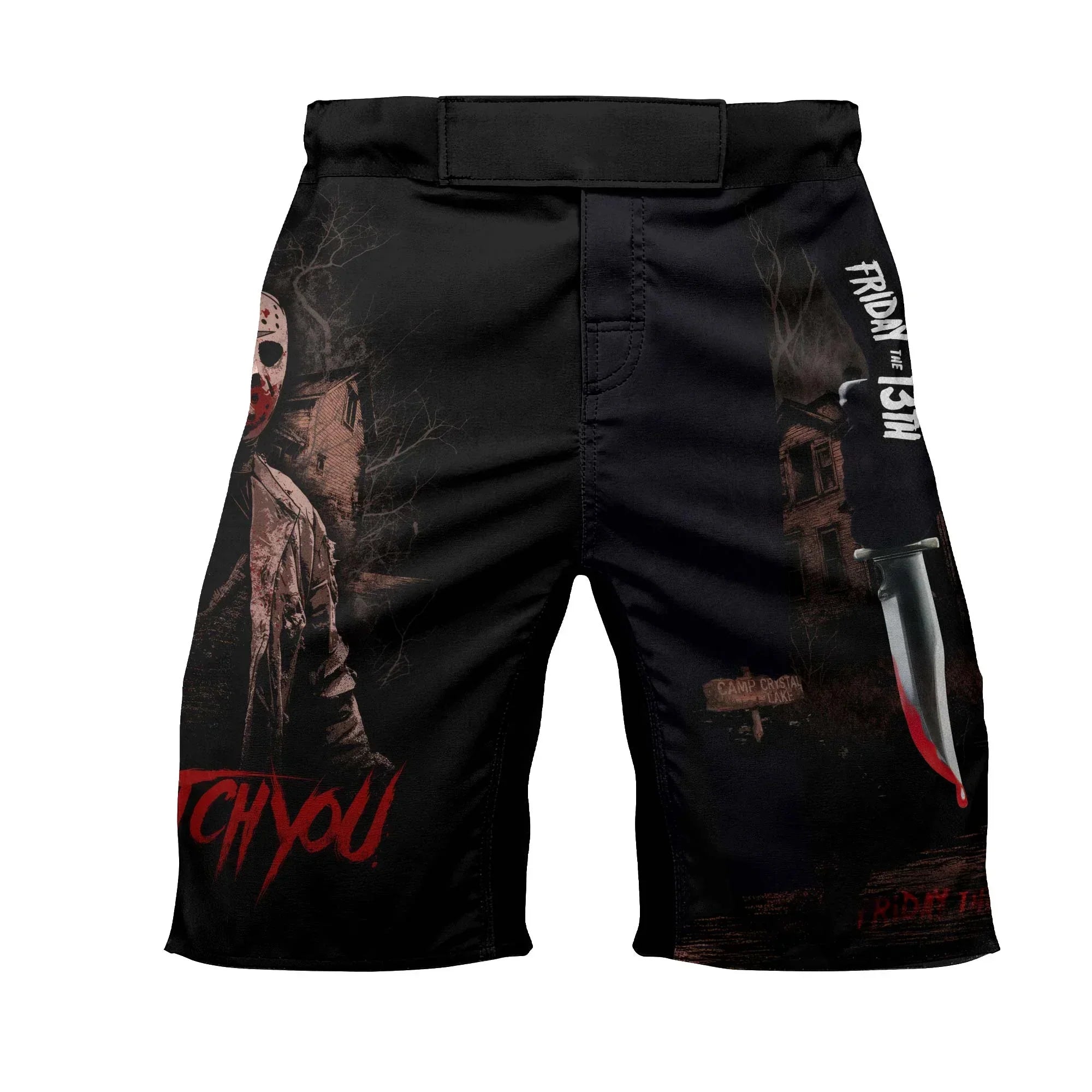 Jason Voorhees Fight Shorts - Durable & Stylish
