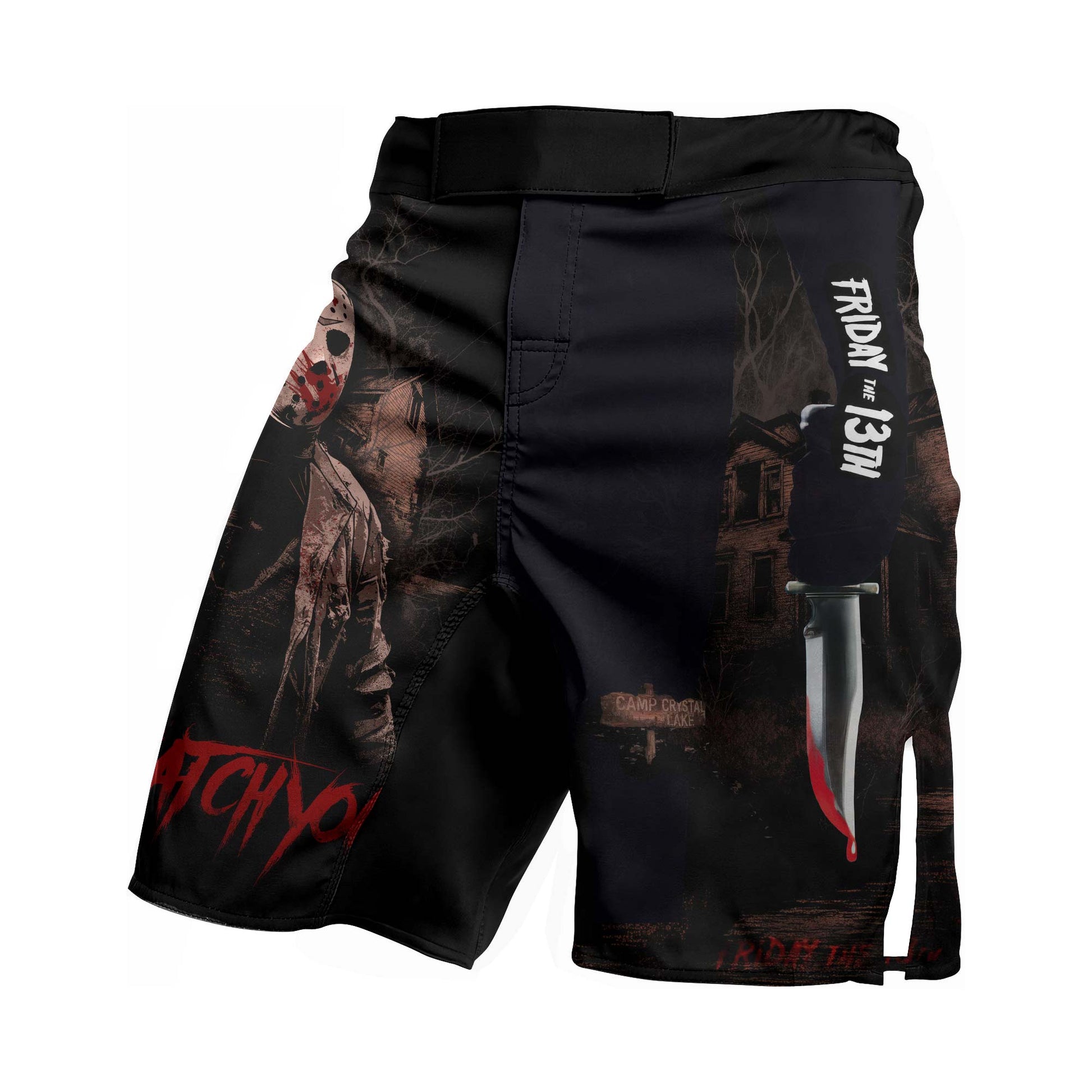 Jason Voorhees Hell Catch You Fight Shorts
