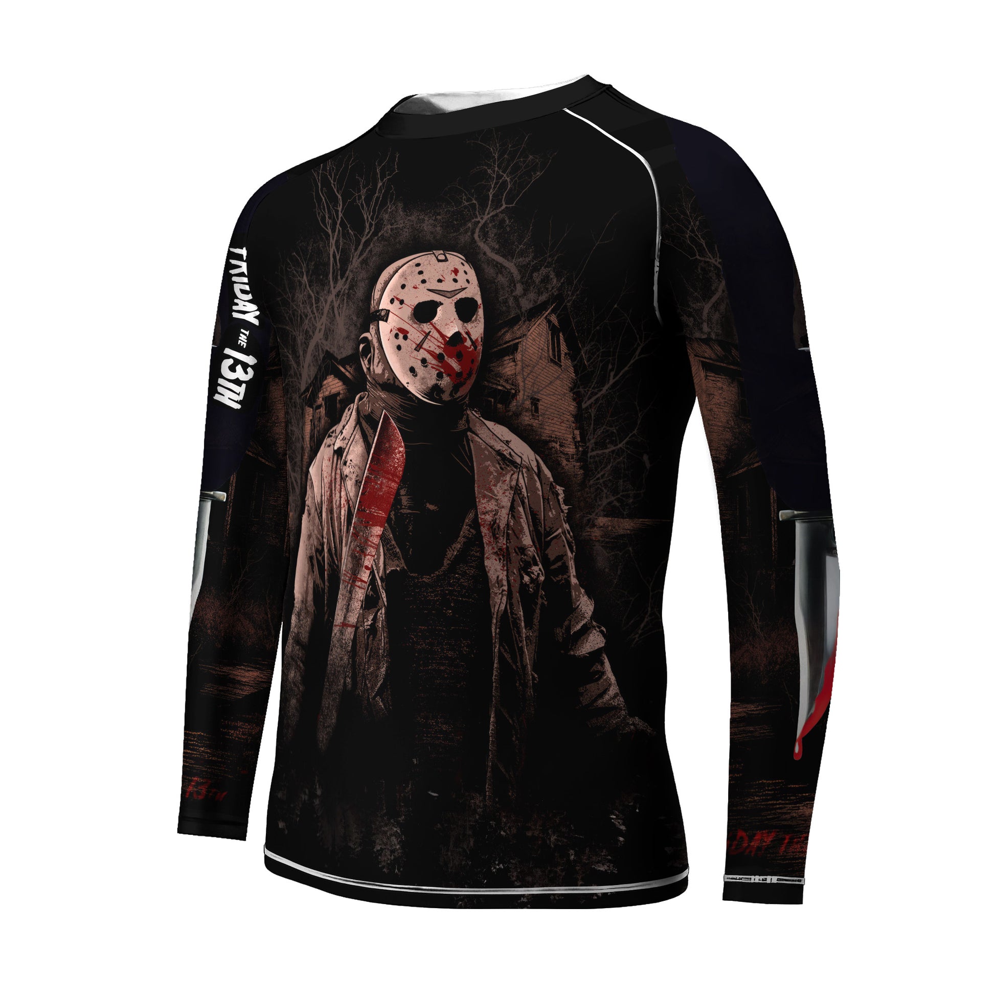 Jason Voorhees Hell Catch You Kids Rash Guard