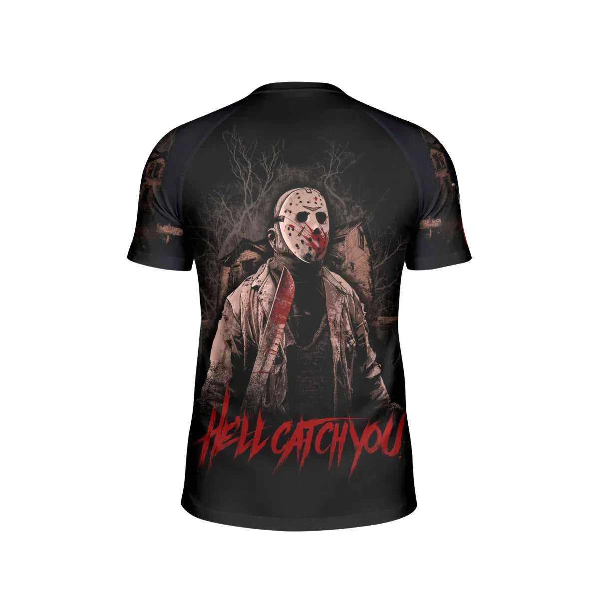 Jason Voorhees Hell Catch You Kids Rash Guard