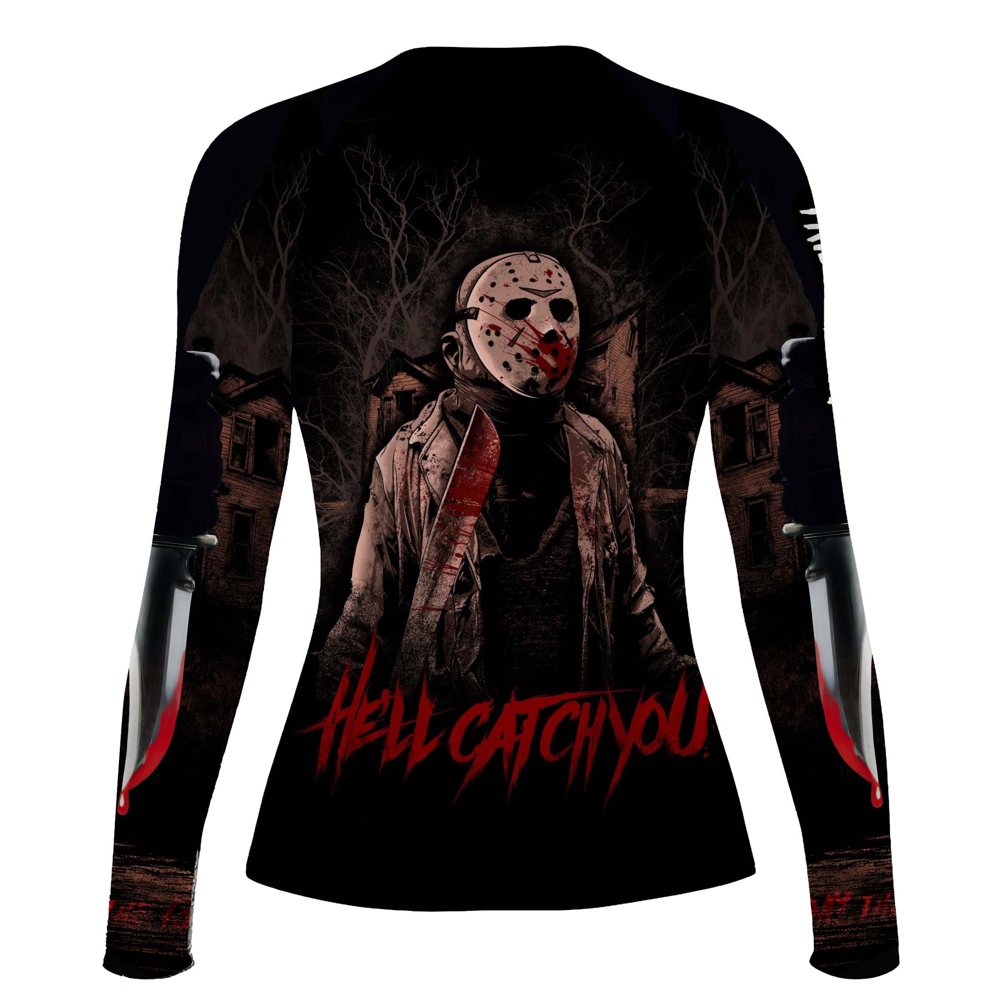 Jason Voorhees Hell Catch You Rash Guard
