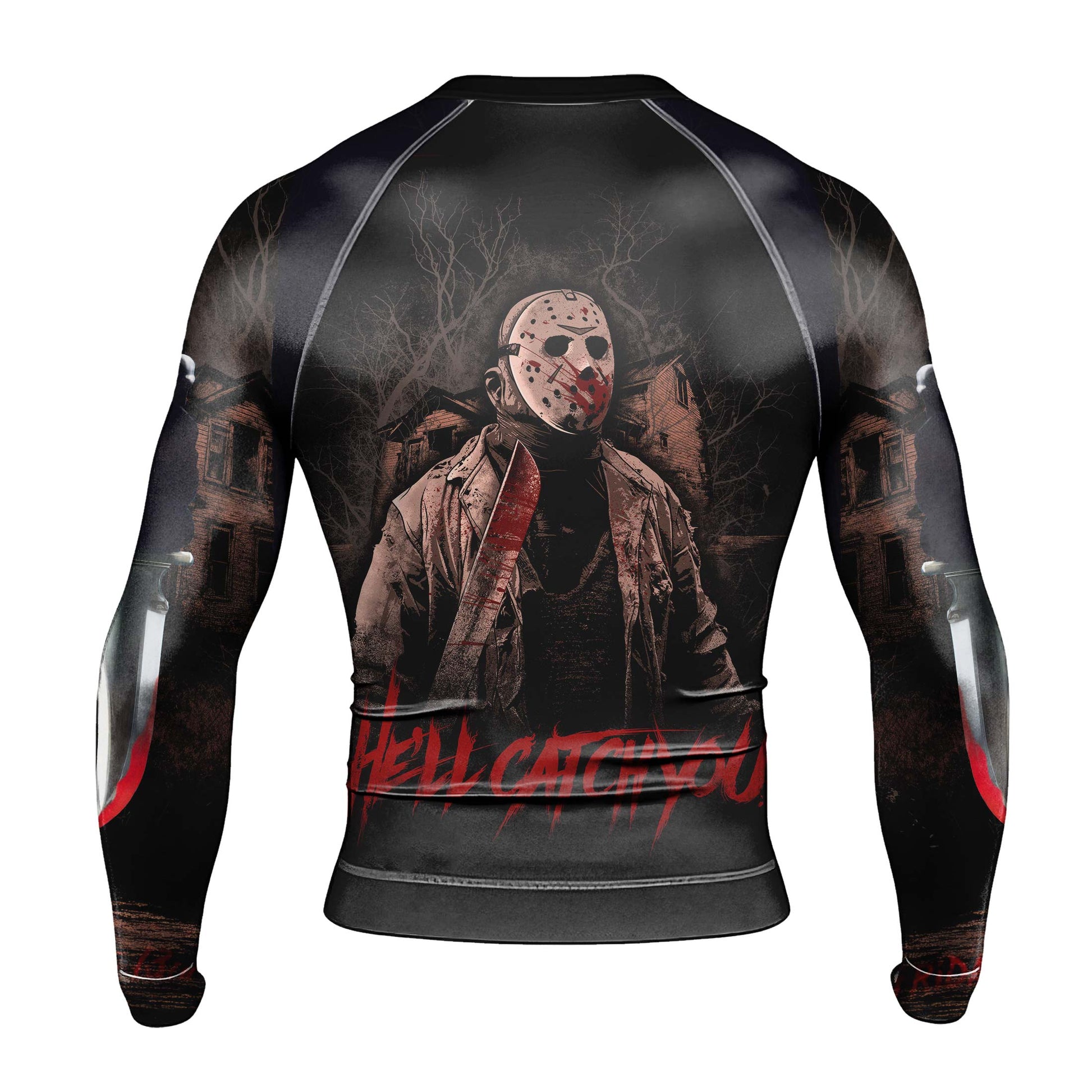 Jason Voorhees Hell Catch You Rash Guard