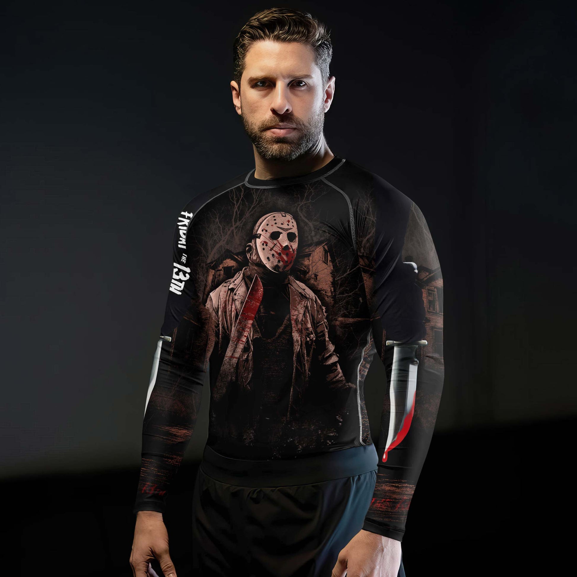 Jason Voorhees Hell Catch You Rash Guard