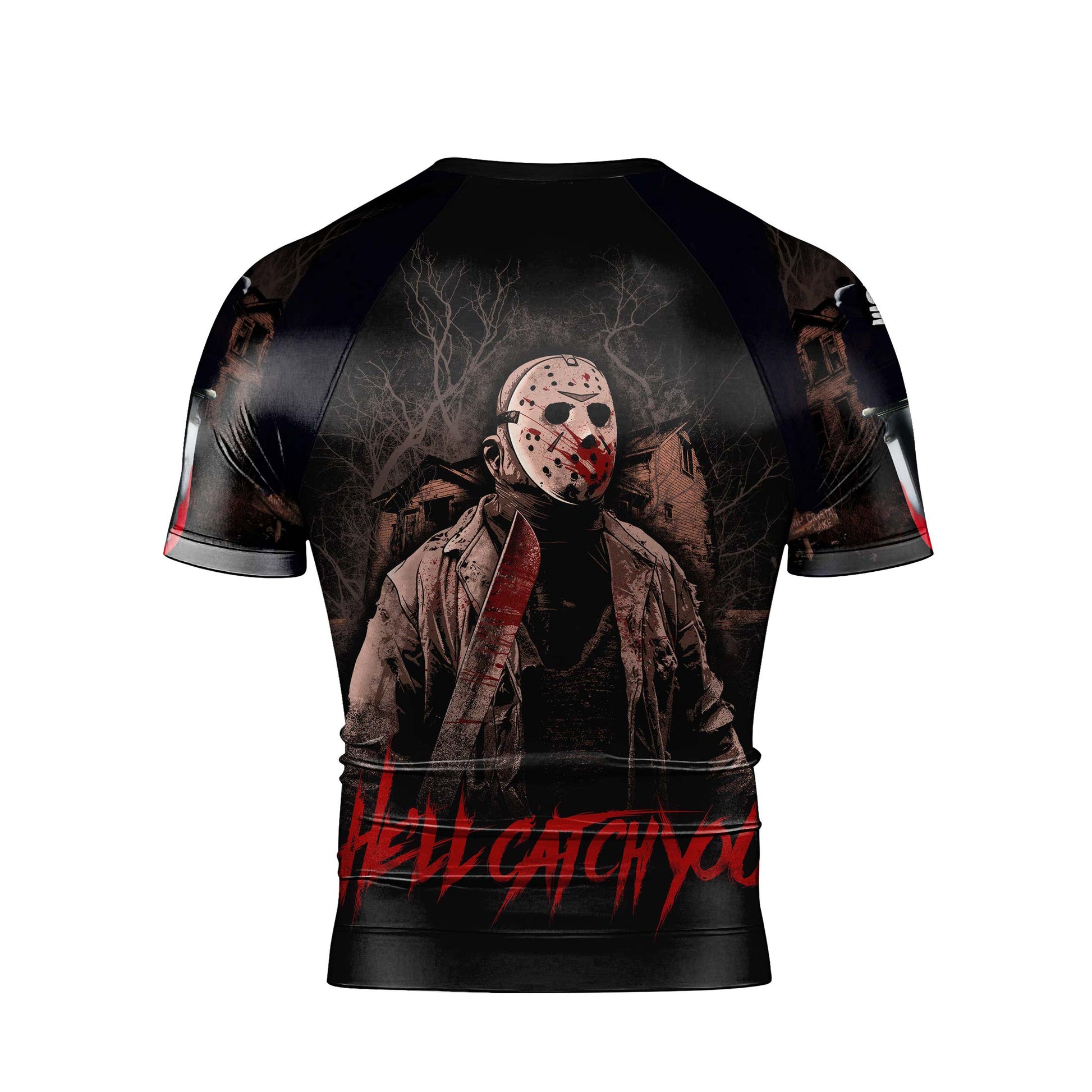 Jason Voorhees Hell Catch You Rash Guard