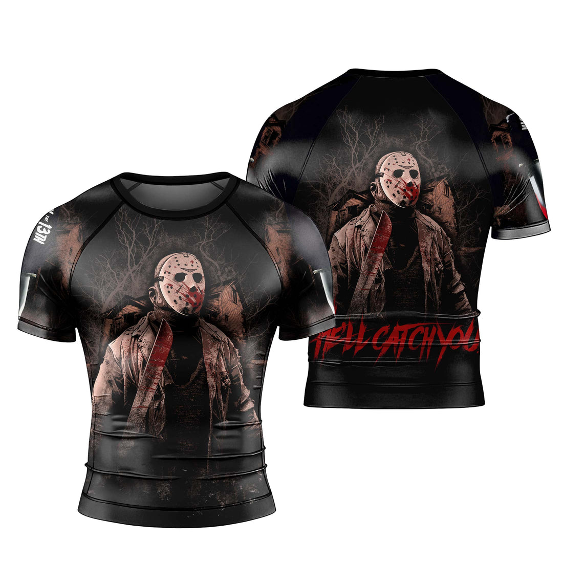 Jason Voorhees Hell Catch You Rash Guard