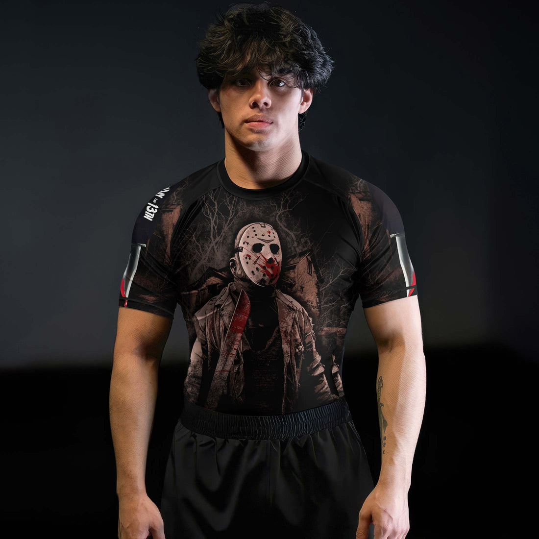 Jason Voorhees Hell Catch You Rash Guard