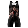 Jason Voorhees Hell Catch You Wrestling Singlet