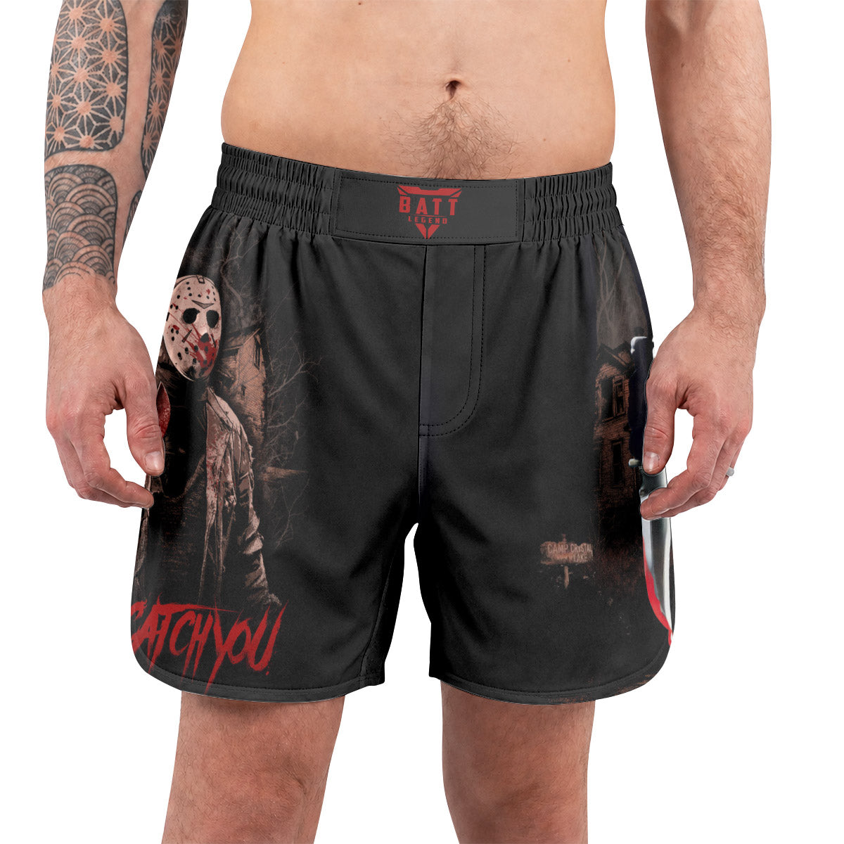Jason Voorhees Hell Catch You Grappling Shorts