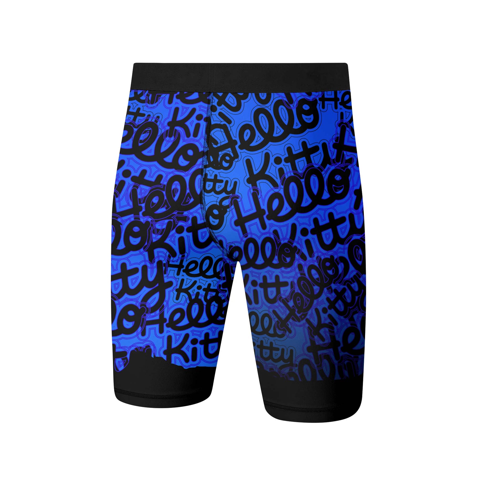 Jason Voorhees Kitty Blue Compression Shorts