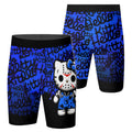 Jason Voorhees Kitty Blue Compression Shorts