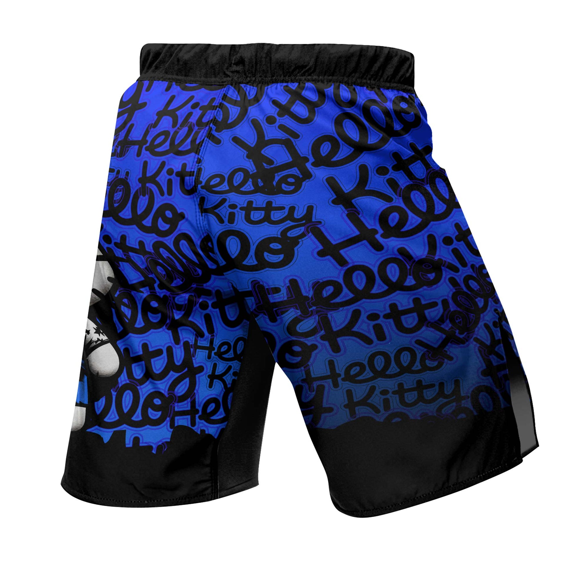 Jason Voorhees Kitty Blue Fight Shorts