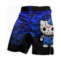 Jason Voorhees Kitty Blue Fight Shorts