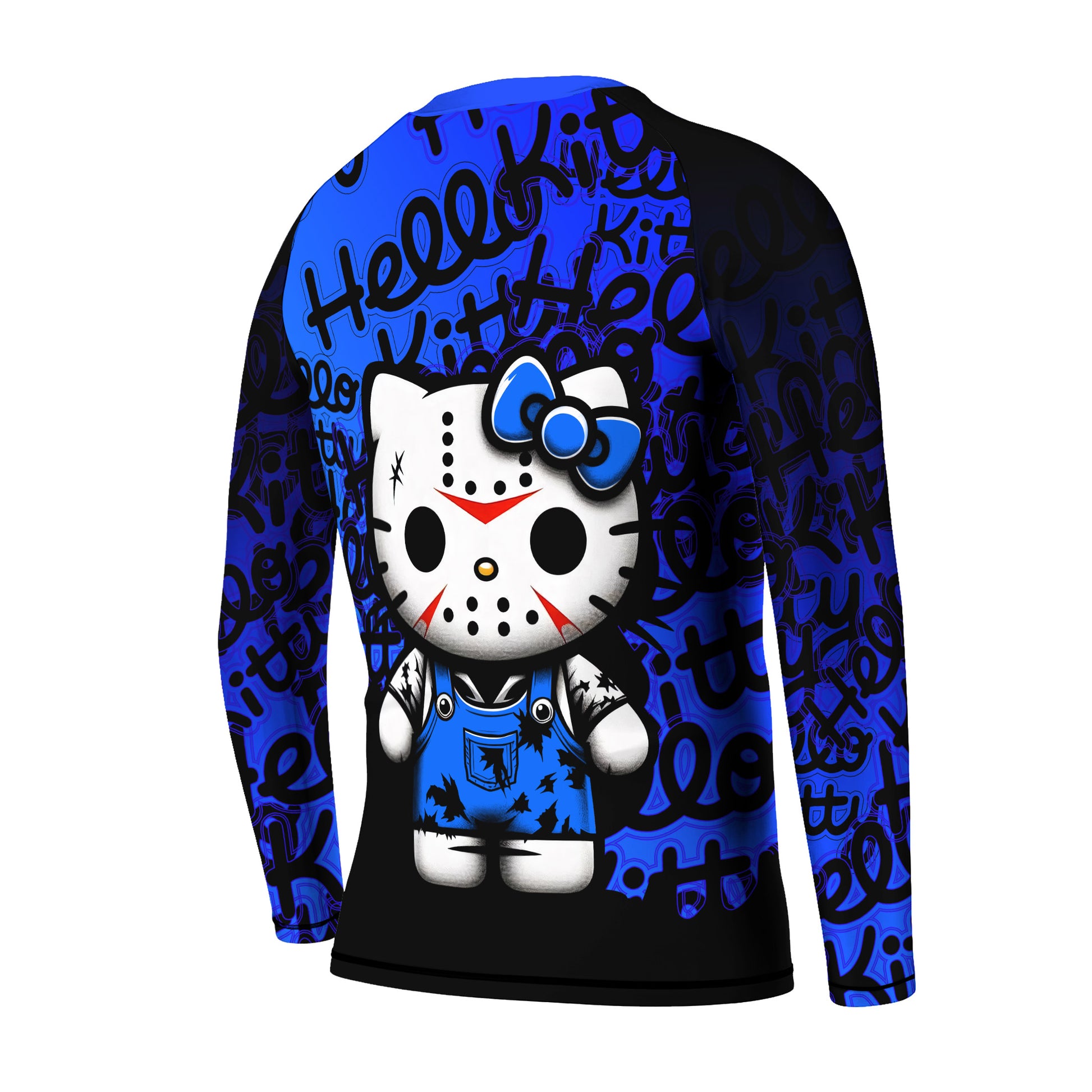Jason Voorhees Kitty Blue Kids Rash Guard