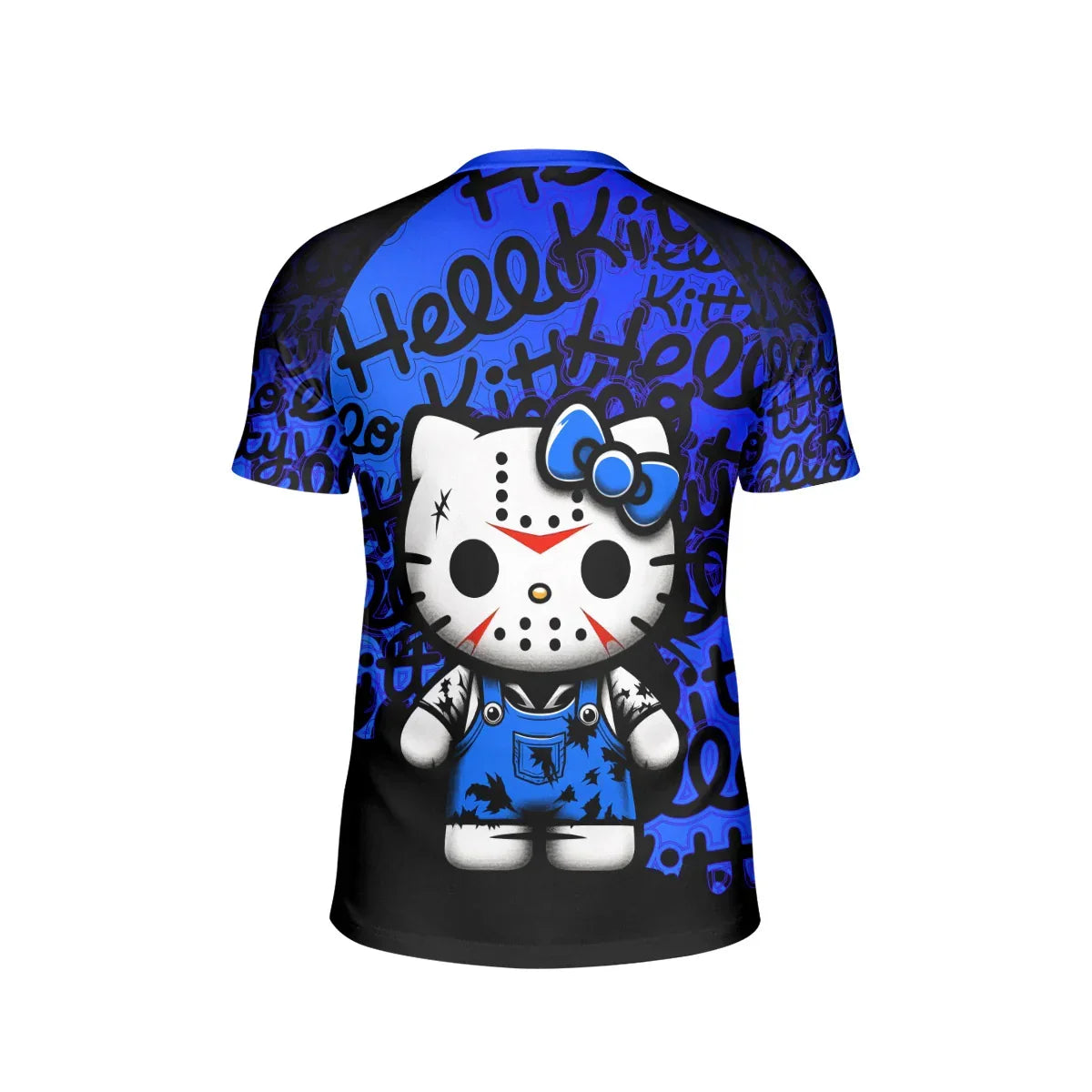 Jason Voorhees Kitty Blue Kids Rash Guard