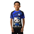Jason Voorhees Kitty Blue Kids Rash Guard