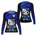 Jason Voorhees Kitty Blue Rash Guard
