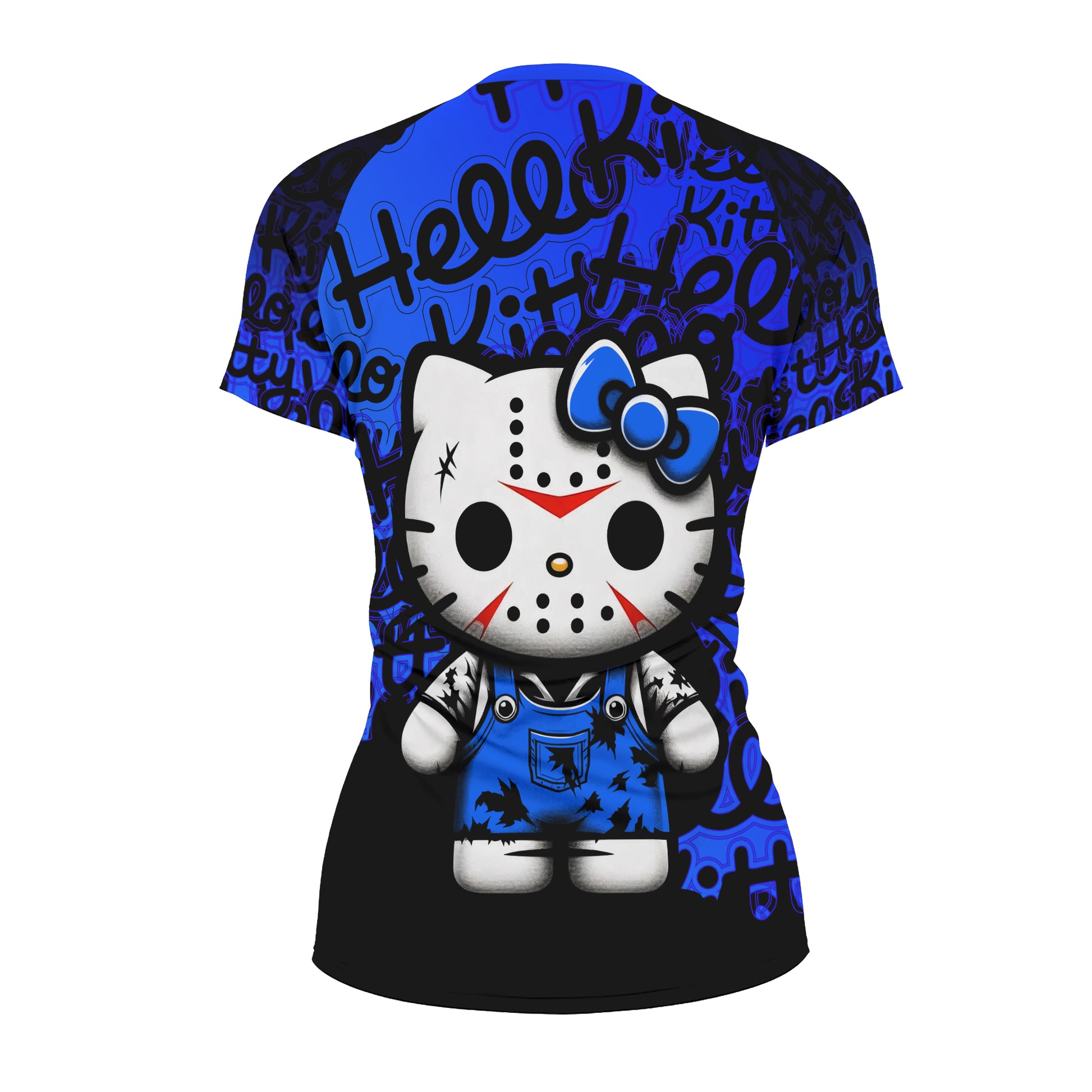 Jason Voorhees Kitty Blue Rash Guard