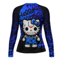 Jason Voorhees Kitty Blue Rash Guard