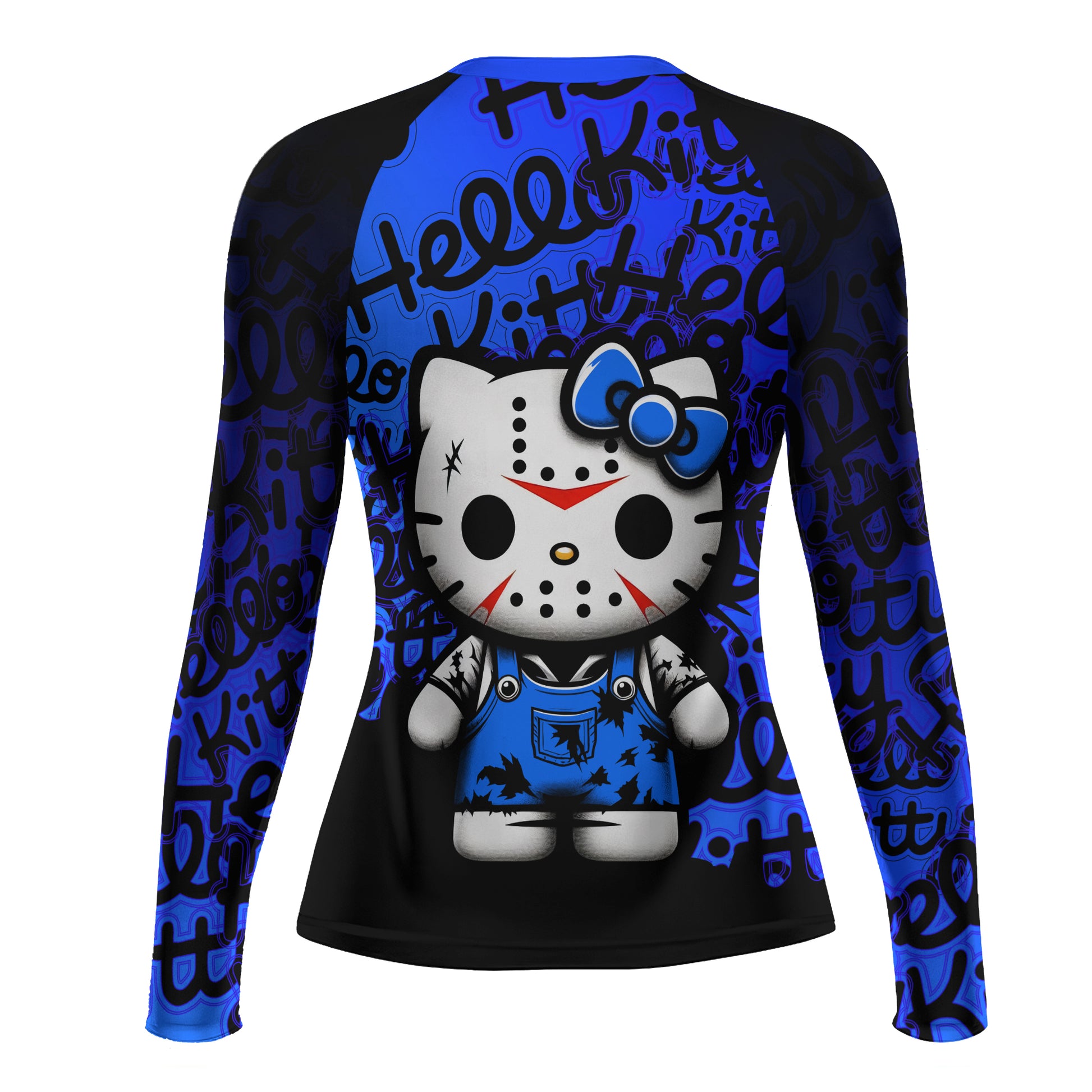 Jason Voorhees Kitty Blue Rash Guard