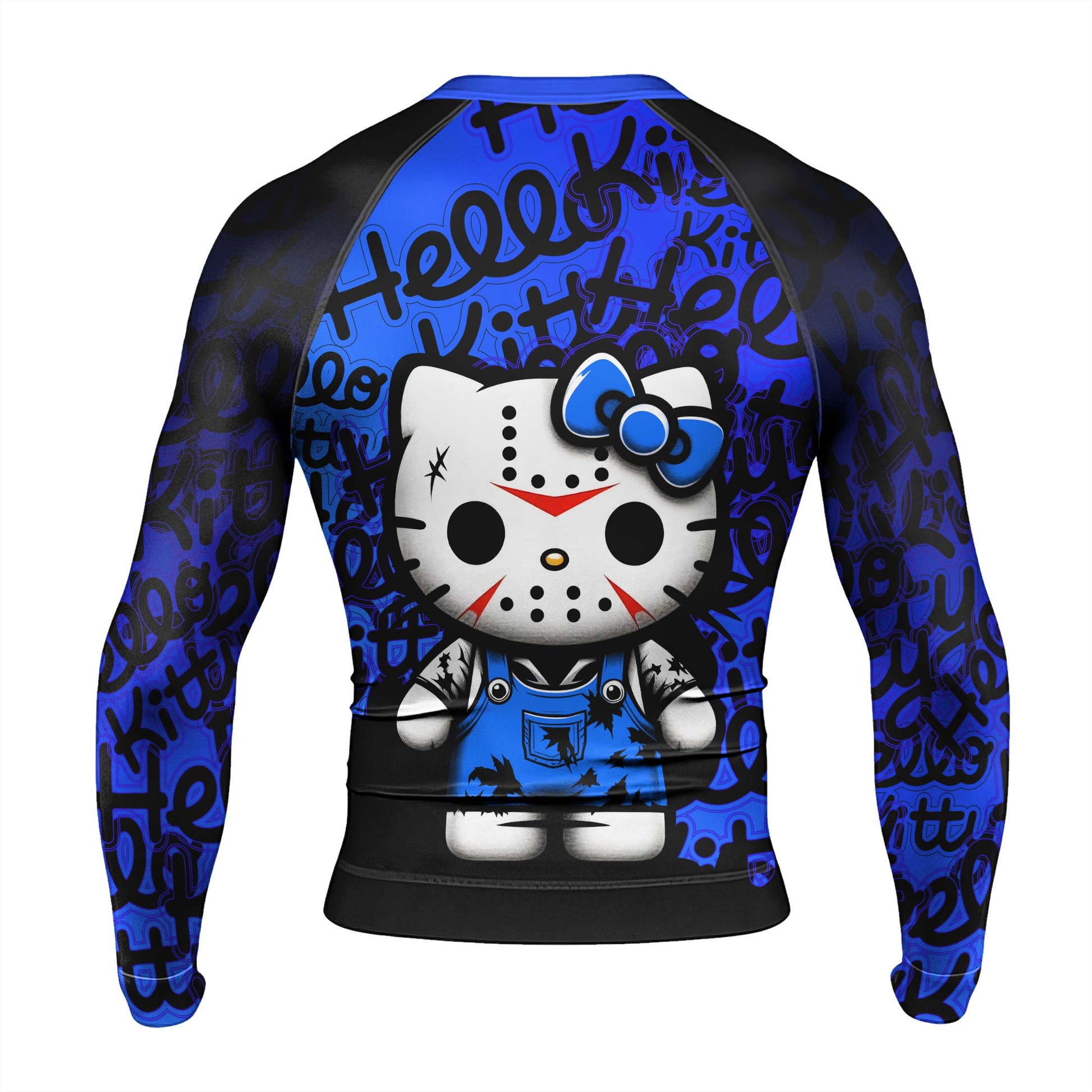 Jason Voorhees Kitty Blue Rash Guard