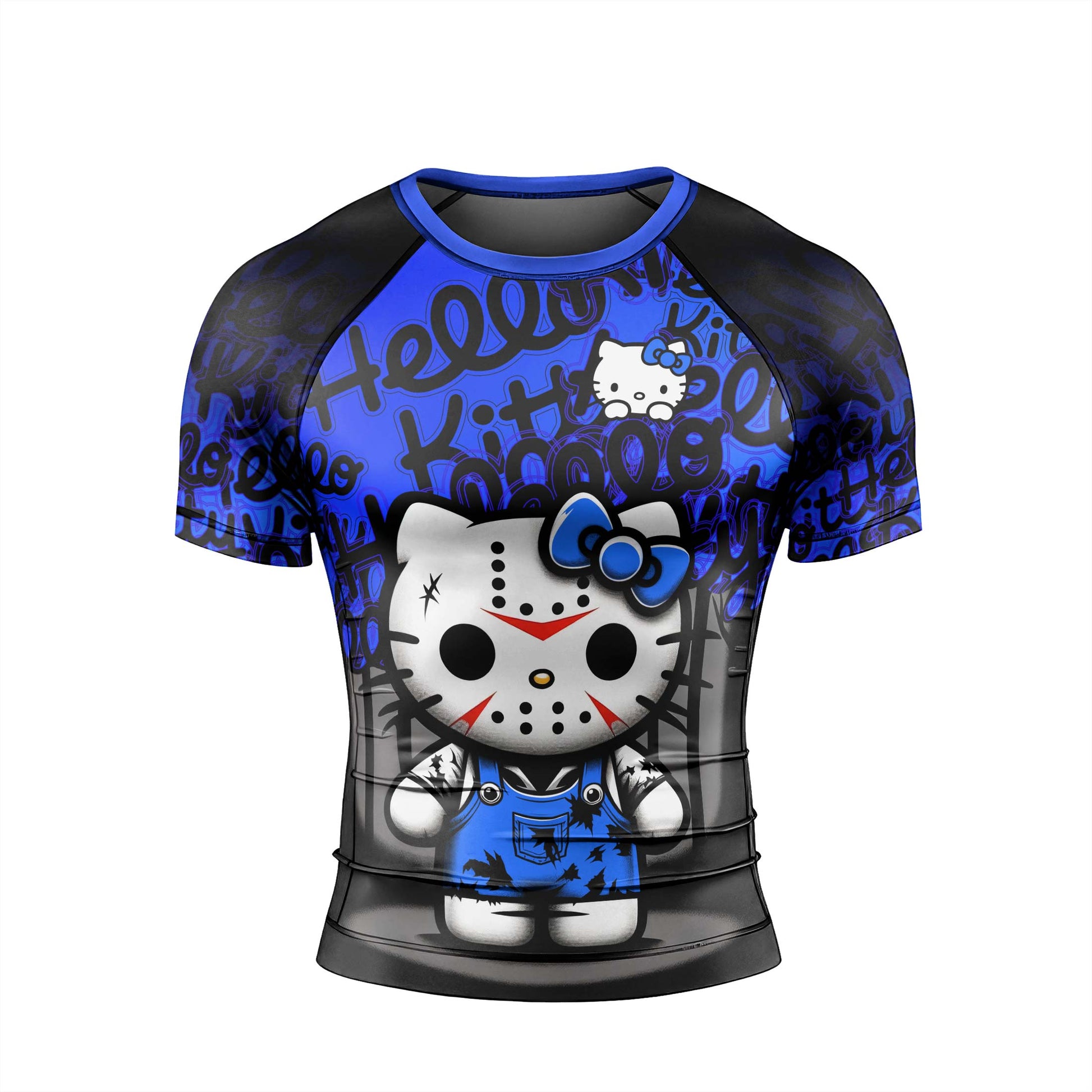 Jason Voorhees Kitty Blue Rash Guard