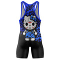Jason Voorhees Kitty Blue Wrestling Singlet